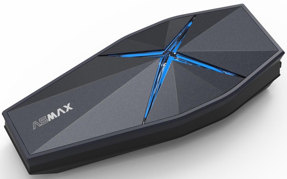 Single One Piece ASMAX F1 Motorcycle Bluetooth Headset, Motorbike