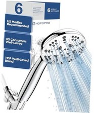 6-Mode High Pressure Handheld Shower Head Set, Consumer Reports Chrome 6 Modes