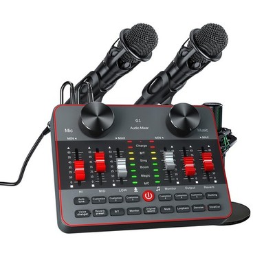 Podcast Equipment Bundle for 2 Mic Tiktok Video Content Creator Kit, Audio In...