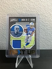 2021 Panini Playbook - Next Up Amon-Ra St. Brown #NXT-ASB Jerseys (MEM, RC)