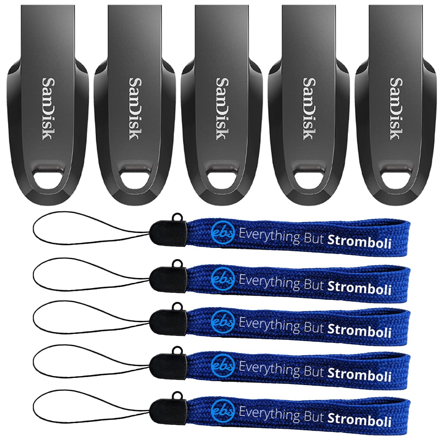 SanDisk 32GB Ultra Curve USB 3.2 Flash Drive 5-Pack SDCZ550-032G-G4