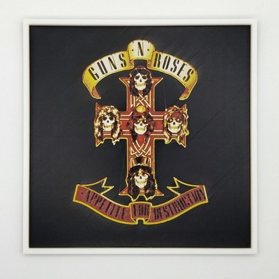  Guns N Roses ''Appetite for Destruction''  3D Druck Bild