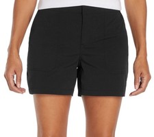 New Women s Eddie Bauer Regular Fit Lightweight Black Hiker Short Size 8 NWT