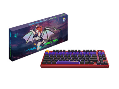 MSI S1143CEW01HH9 Forge TKL Wireless MLG Edition Mechanical Gaming Keyboard