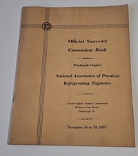 Vintage 1937 Refrigerating Engineers Conventi...