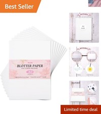 Reusable Natural Fiber Blotter Paper Sheets for Flower Press Crafts - 20 Pack