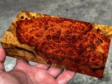 BEAUTIFUL Amboyna Burl ,Exotic Wood, Lumber, Knife Timber Handle Lumber 2932
