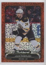 2023 Upper Deck Parkhurst Red Patterned Foil Achievement 13/25 Jake DeBrusk 1s8d