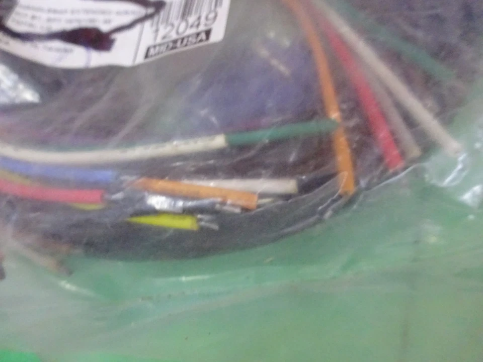 Harley 1973-81 RPL R/L CUBIERTA DE VINILO EXTENDIDA 48" KIT DE CABLEADO DE MANILLAR SIN INTERRUPTORES Foto 3 de 3