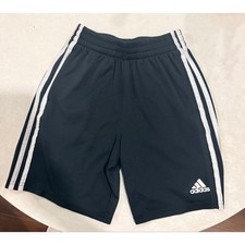 Youth Adidas Three Stripe Athetic Shorts - Medium