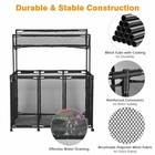 AplusChoice Rolling Pool Storage Bin 10 Wheels  Double Tiers & Replacement Net — photo 7