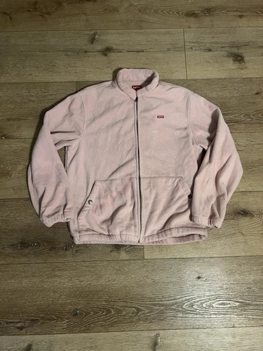 Veste Polartec Harrington Supreme F/W 2017 rose logo boîte taille S
