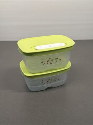 E1 Set Of 2 Tupperware FridgeSmart Mini Container 375 Ml Pt5