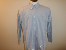 Men's Brooks Brothers Madison NON-IRON 17.5-35 Blue White Check Dress Shirt