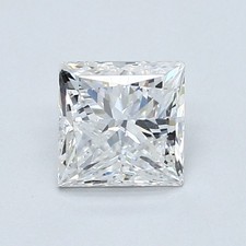 Natural Mined Diamond 1 Carat Cert. GIA Princess Cut Loose F color SI2 clarity 3720.00 per carat