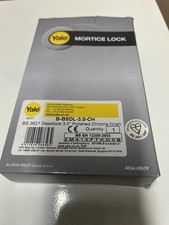 Yale 5 Lever Mortice Deadlock 76mm Chrome Finish
