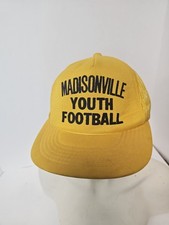 vintage hat 1980s madisonville youth football tennessee madisonville golden...
