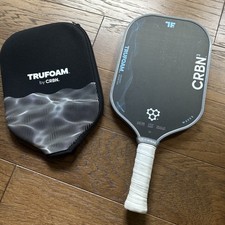 CRBN Trufoam Waves 3, Hybrid Long Handle Pickleball Paddle, Comes with Cover