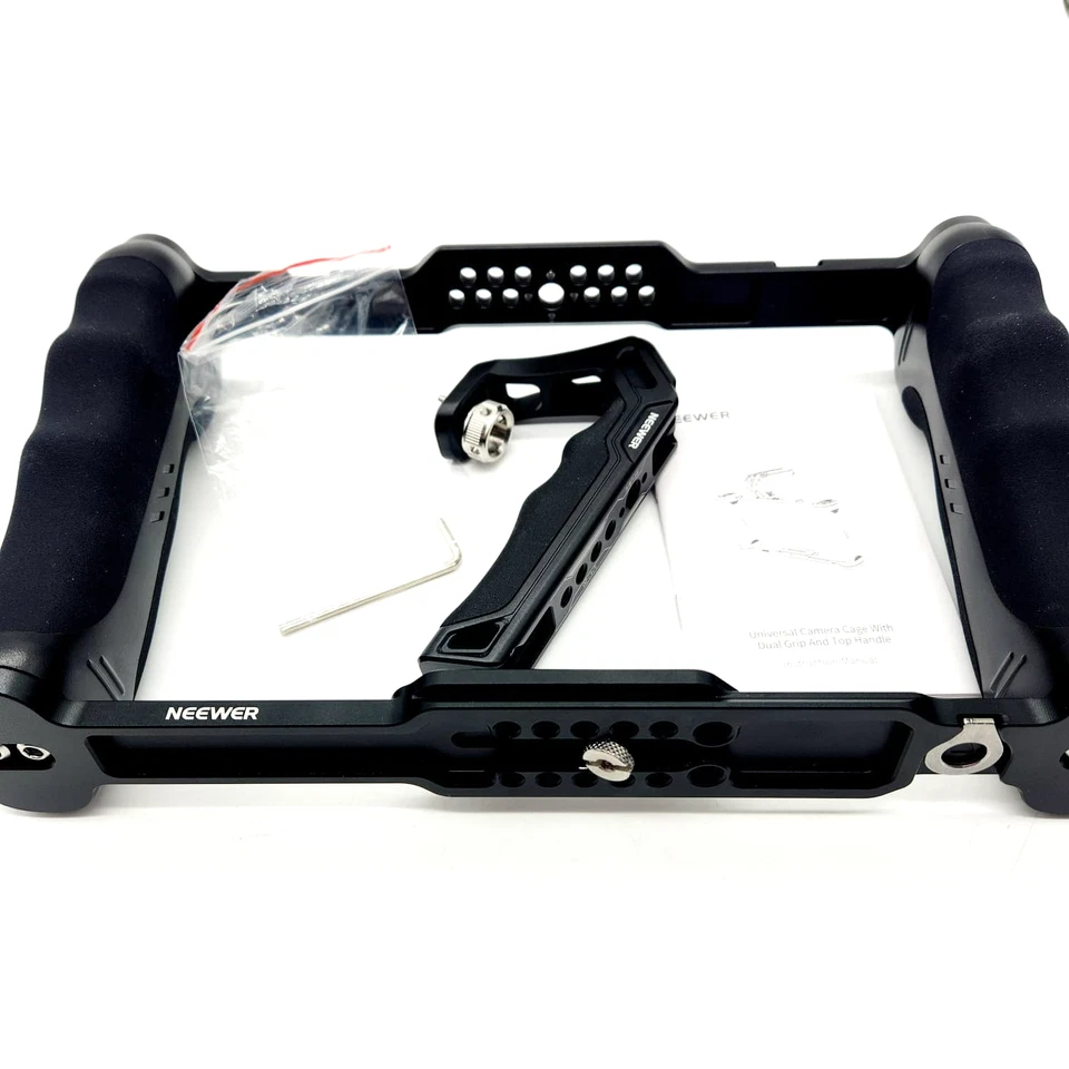 NEEWER Universal Camera Cage with ARRI Handle – Arca Base, CA016T Rig Kit - Image 4 of 4