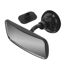 Car Interior Rearview Mirror Rotatable Suction Cup Baby Auto Easy Install