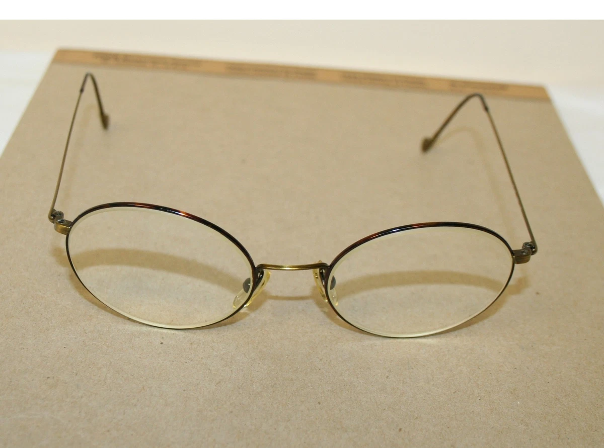 Calvin Klein 339 553 Eyeglasses Frames Gold Tortoise Oval Frame Japan 140 Calvin Klein Gold Metal Eyeglass Frames for sale | eBay main image 2