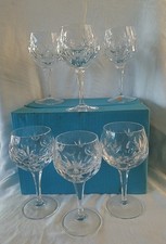 6 Nachtmann Bamberg 6 3/8'' Red Wine Goblet Glass Crystal NEW IN BOX N 