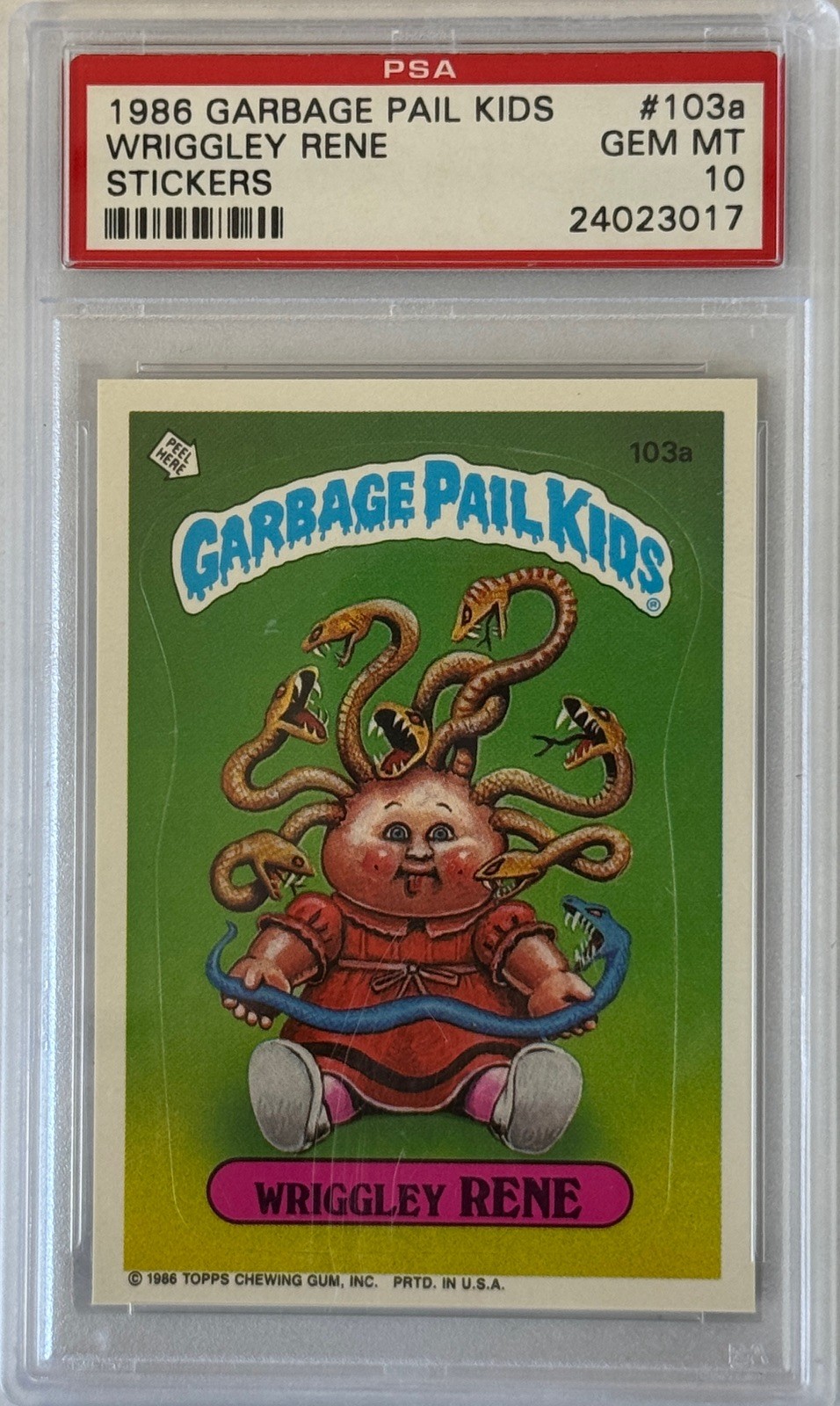 Wriggley Rene PSA 10