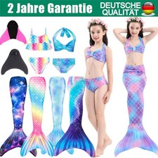 Profi Kinder flosse Meerjungfrauen Kind Bikini Mermaid Meerjungfrau Monoflosse~