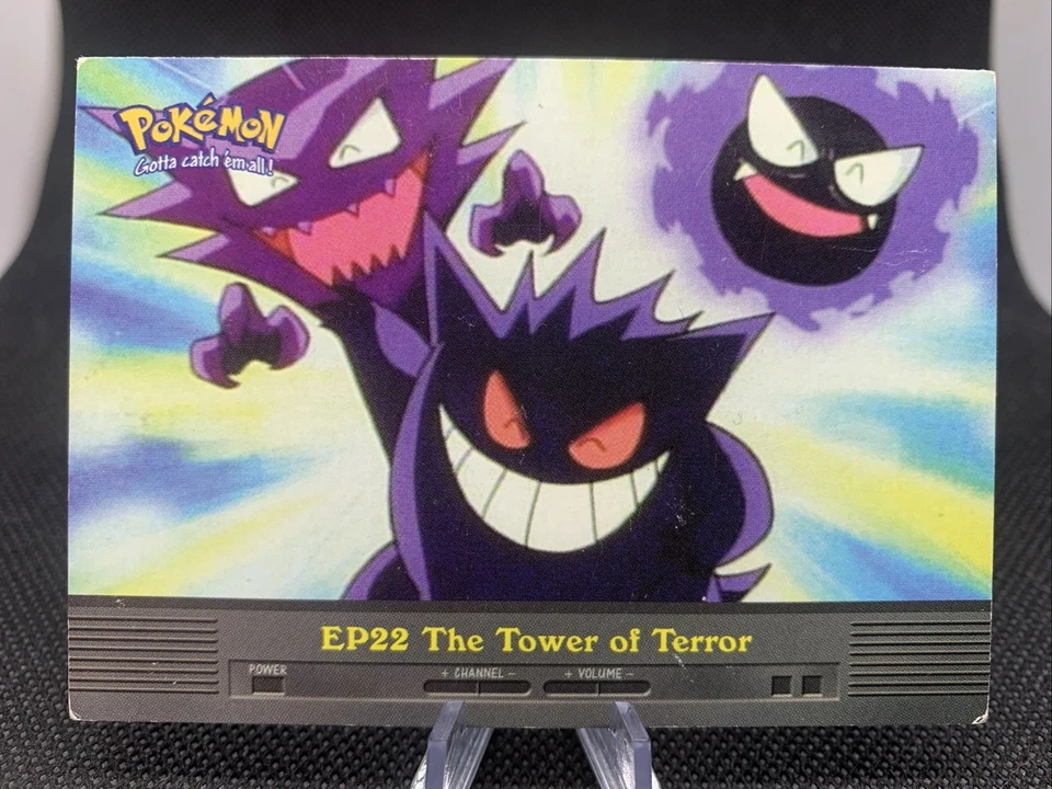 Topps Pokemon EP 22 The Tower of Terror TV Animation Edition 1 Serie 1999 Gengar