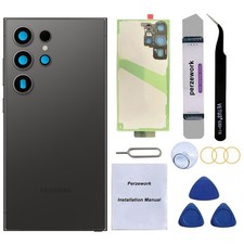 Rear Back Glass Replacement for Samsung Galaxy S24 Ultra 6.8-inches with Repa...