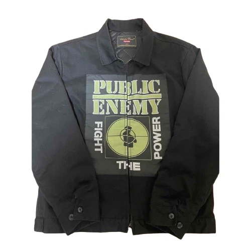 Veste de travail Supreme Undercover Public Enemy matériau courtepointe taille L 202312R