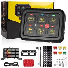 6-gang Switch Panel With Electronic Relayuniversal Circuit Control Relay System 6-gang Switch Panel With Electronic Relayuniversal Circuit Control Relay System