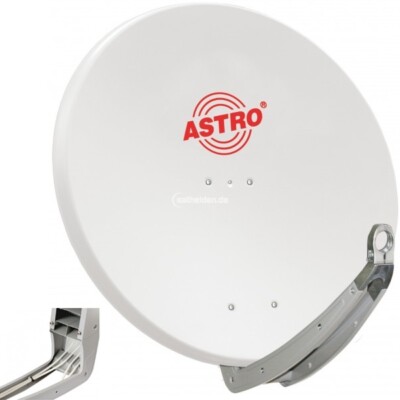 Astro ASP 85 cm W Sat Satelliten Spiegel Antenne Schüssel weiß Alu Aluminium
