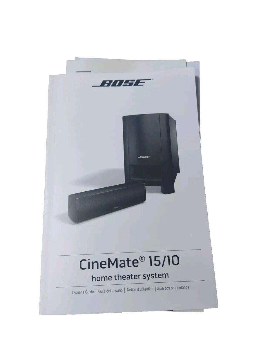 Bose CineMate 15/10 Home theatre Soundbar Speaker System - Black