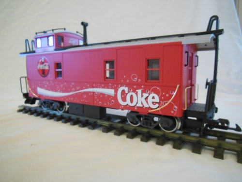 44790 LGB Coke Caboose lights ball bearing wheels G Scale