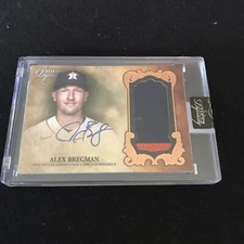 2021 Topps Dynasty Alex Bregman GU Jersey Patch Auto Autograph #05/10 #DAP-ABR3