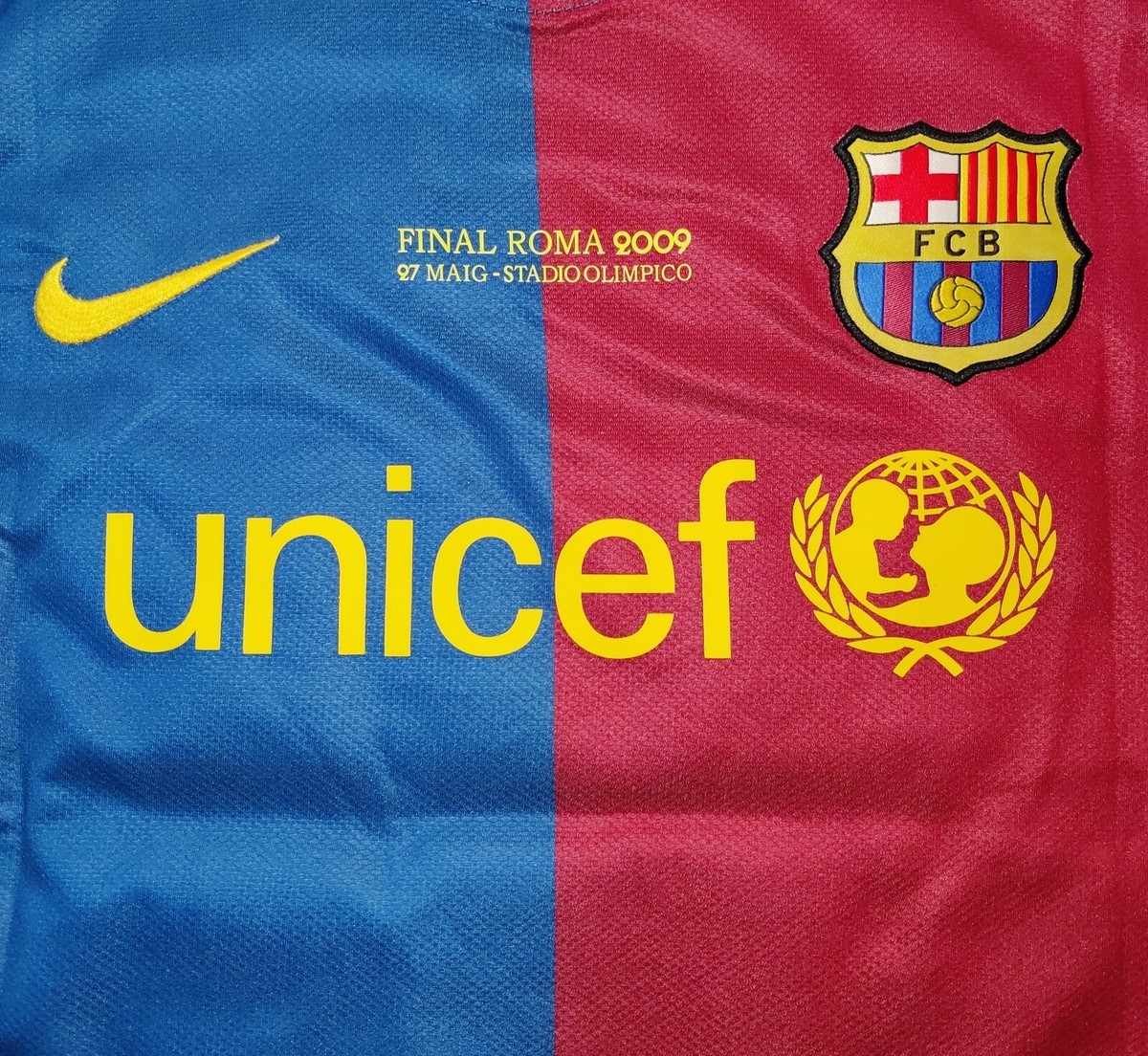 Barcelona 2008/2009 UCL Final Messi #10 Retro Soccer