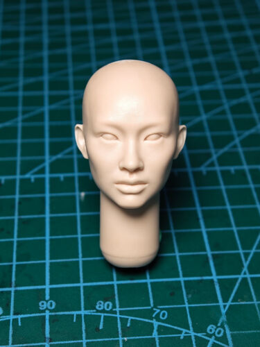 Modelo esculpido cabeza calva actor niña belleza 1:6 para cuerpo figura de acción femenina de 12" - Imagen 1 de 6