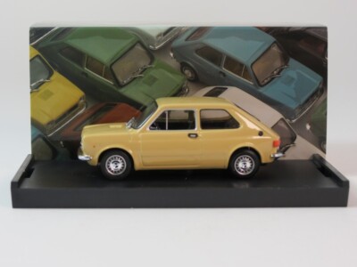 Brumm Fiat 127 1. Serie 2 Türen Gelb Tahiti Innen Schwarz 1971 1/43 R500-03 2025