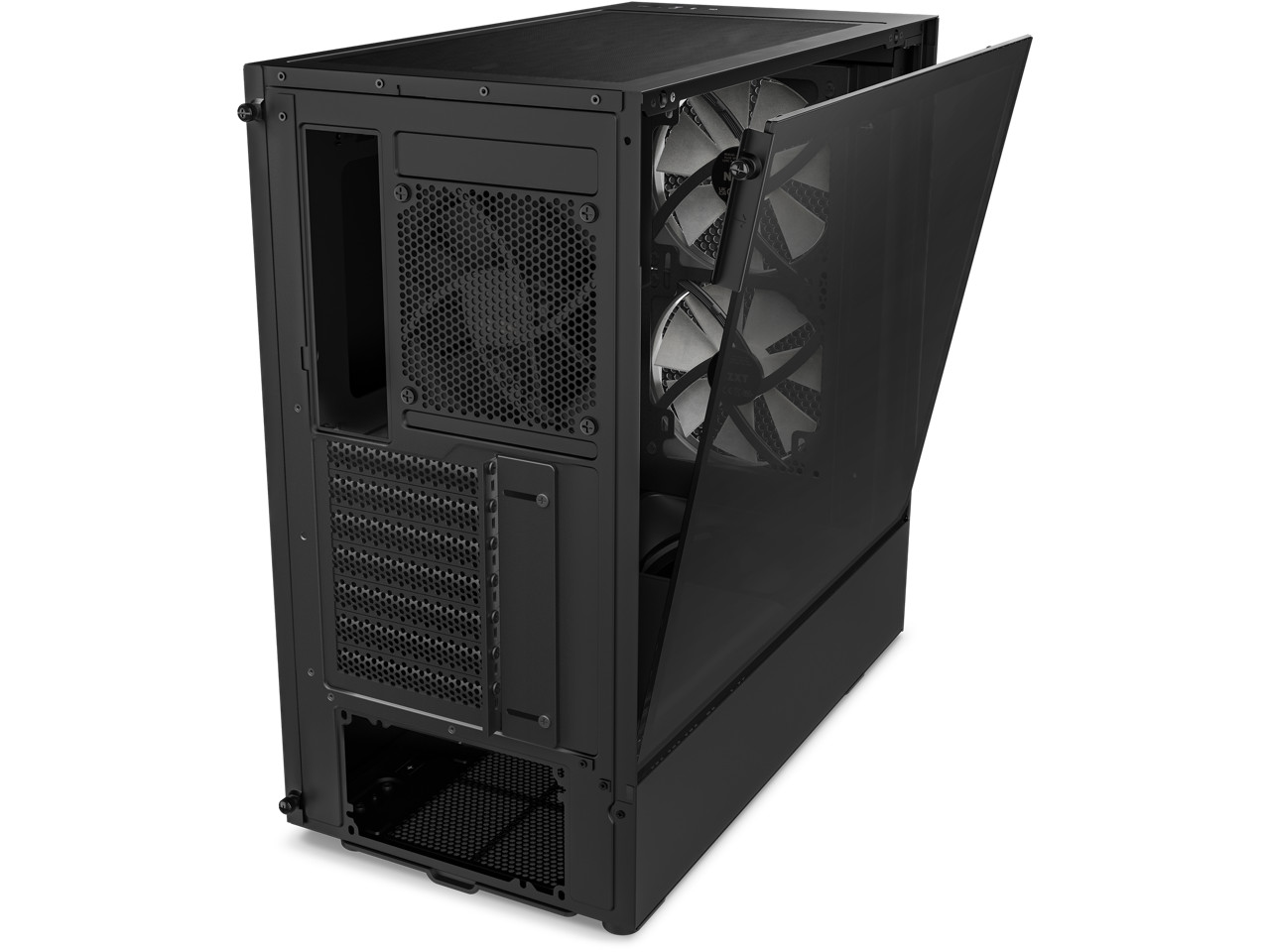 NZXT H Series H5 2023 Flow RGB Edition Корпус ATX Mid Tower черного цвета-CC-H5