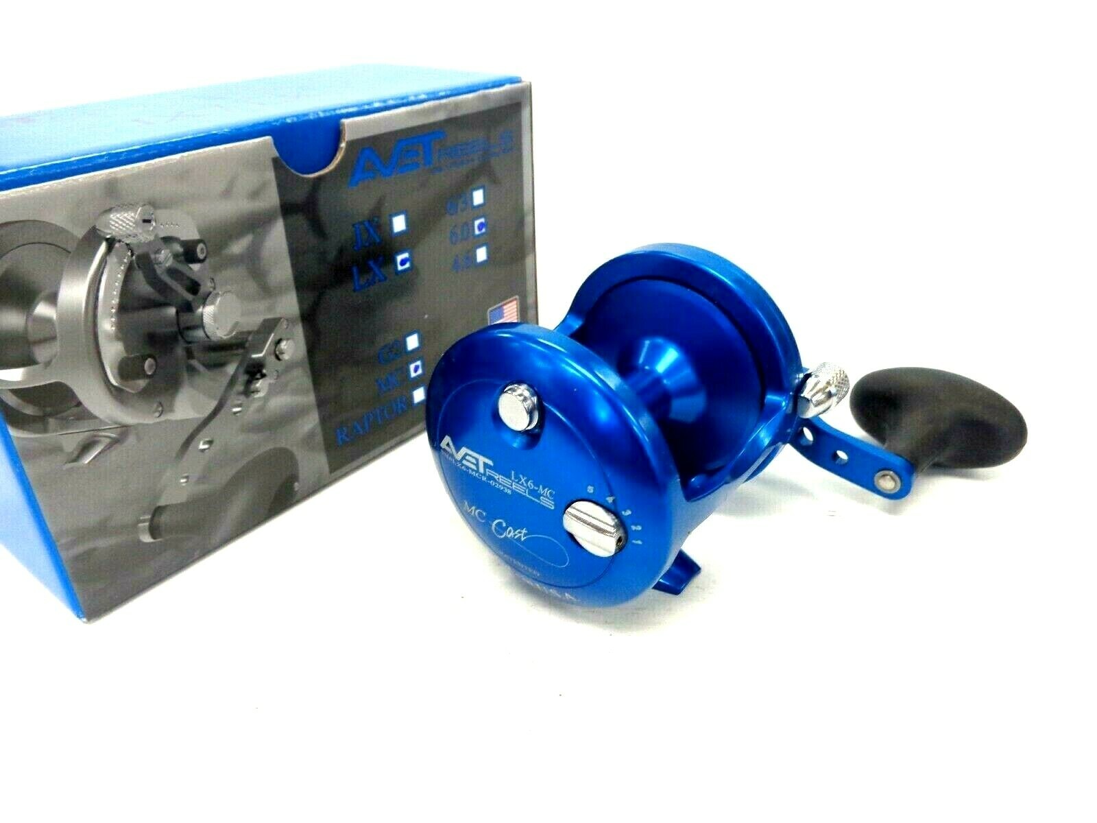 Avet LX6.0 MC G2 NGP Single Speed Lever Drag Reel MC Cast Ri