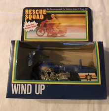 Rescue Squad Wind Up Motorcycle Toys