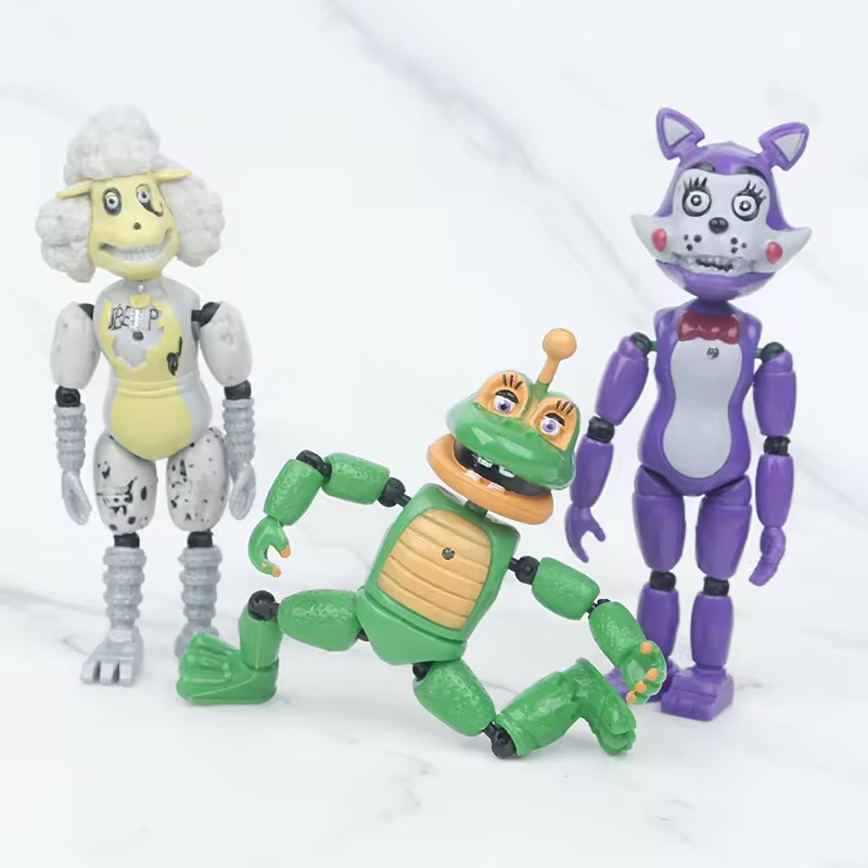 Five Nights At Freddy's FNAF Action Figure Toy set of 8. About 5