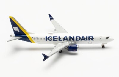 New! Herpa 536769 Icelandair Boeing 737 MAX 8, reg. TF-ICY - 1:500