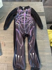 BLACK PANTHER 4/5 PAJAMA FLAME RESISTANT ONE PIECE YOUTH DC7