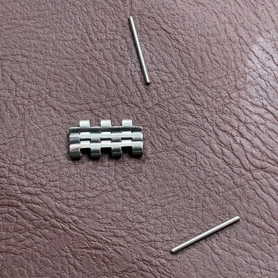 3 links + 2 link pins to vintage Hamilton Odyssee watch NSA bracelet 7-row Swiss