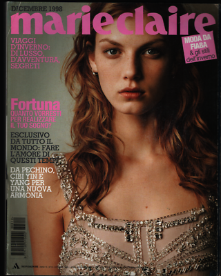 Marie Claire Italian Fashion Magazine December 1998 Angela