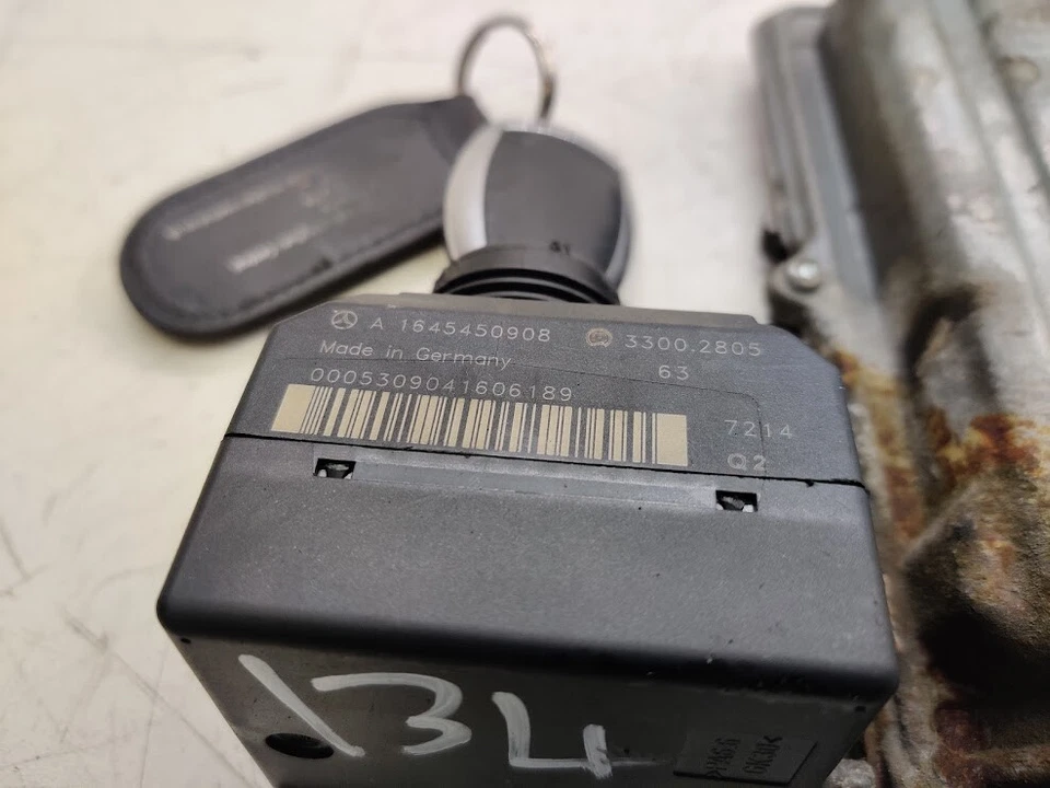 MERCEDES-BENZ GL 320 X164 ENGINE ECU & IGNITON BARREL A6421500177/ A1645450908 — 第 3/4 张图片