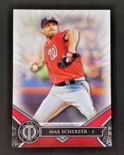 2017 TOPPS TRIBUTE MAX SCHERZER 5X7