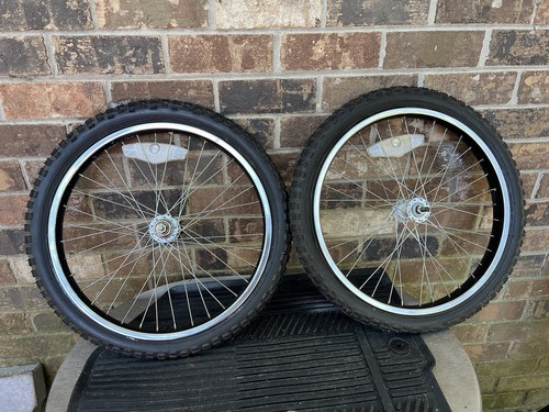1983 Schwinn Predator 20" Femco Black & Chrome Felgen Reifen Vintage, Atari 2 Stück